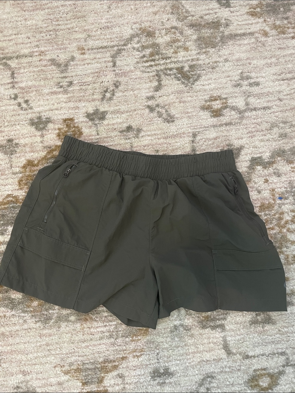 Layer 8 Olive Active Shorts - Dark Olive Green